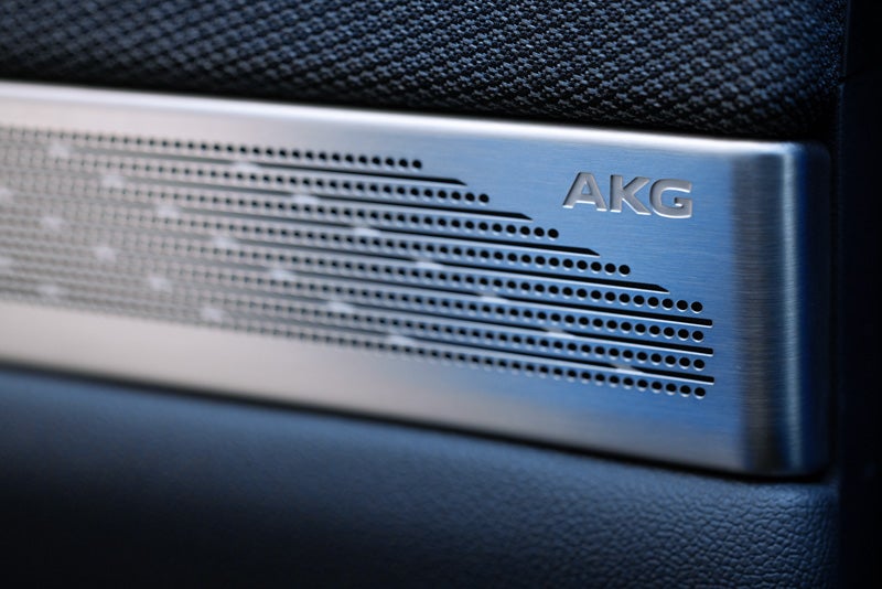 Close-up View of the AKG Studio Audio Speaker | Powell Watson Cadillac of Laredo in Laredo TX